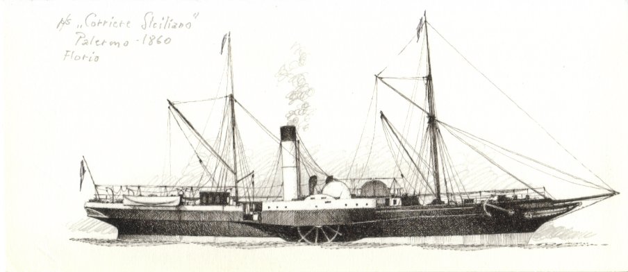 1860 - Piroscafo 'Corriere Siciliano'
